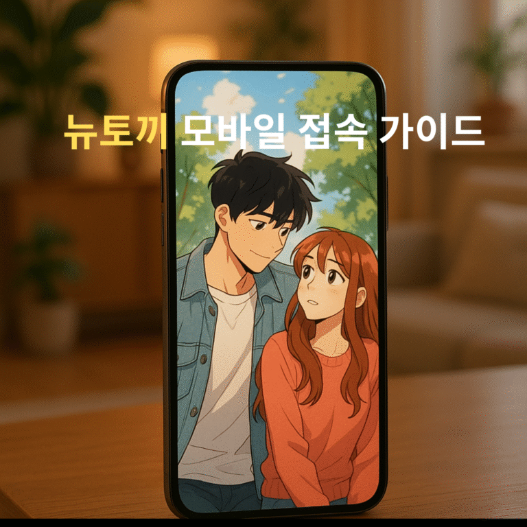 뉴토끼 모바일 접속 가이드